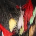 hotsjok vest i ræv multicolor detalje